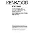 KENWOOD KAC648S Manual de Usuario