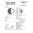 KENWOOD KFCW106 Manual de Servicio