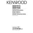 KENWOOD DDX7045 Manual de Usuario
