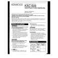 KENWOOD KAC646X Manual de Usuario