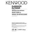 KENWOOD EZ700SR Manual de Usuario