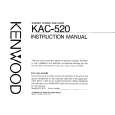 KENWOOD KAC520 Manual de Usuario