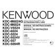 KENWOOD KDC-M6024 Manual de Usuario