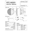 KENWOOD KFCW2001 Manual de Servicio