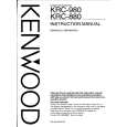 KENWOOD KRC980 Manual de Usuario