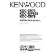 KENWOOD KDCX979 Manual de Usuario