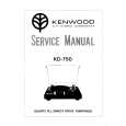KENWOOD KD750 Manual de Servicio