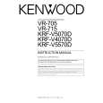 KENWOOD VR705 Manual de Usuario