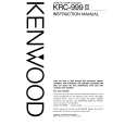 KENWOOD KRC999II Manual de Usuario