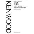 KENWOOD M62 MIDI Manual de Usuario
