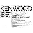 KENWOOD KRCS505 Manual de Usuario
