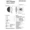 KENWOOD KFCHQ202 Manual de Servicio