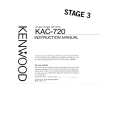 KENWOOD KAC720 Manual de Usuario