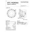 KENWOOD KFCHQW250 Manual de Servicio