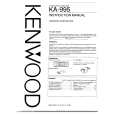 KENWOOD KA995 Manual de Usuario