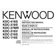 KENWOOD KDC316V Manual de Usuario