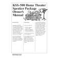 KENWOOD KSS500 Manual de Usuario