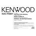 KENWOOD KDCPS907 Manual de Usuario