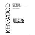KENWOOD CS1025 Manual de Servicio