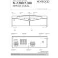 KENWOOD MA100 Manual de Servicio