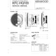 KENWOOD KFCHQ100 Manual de Servicio
