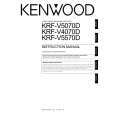 KENWOOD KRFV4070D Manual de Usuario