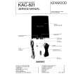 KENWOOD KAC821 Manual de Usuario