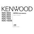 KENWOOD KDC4023 Manual de Usuario