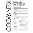 KENWOOD KMX1000G Manual de Usuario