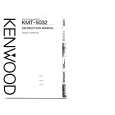 KENWOOD KMT5032 Manual de Usuario