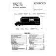 KENWOOD TRC70 Manual de Servicio