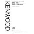 KENWOOD UD70 Manual de Usuario