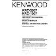 KENWOOD KRC1007 Manual de Usuario