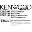 KENWOOD KRCS100 Manual de Usuario