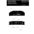 KENWOOD KAC8070 Manual de Servicio