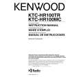 KENWOOD KTCHR100TR Manual de Usuario