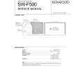 KENWOOD SWF500 Manual de Servicio