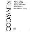 KENWOOD KDCC100 Manual de Usuario