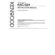 KENWOOD KAC624 Manual de Usuario