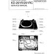 KENWOOD KD291 Manual de Servicio