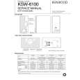 KENWOOD KSW6100 Manual de Servicio