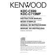KENWOOD KDCCX89 Manual de Usuario