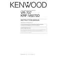 KENWOOD VR707 Manual de Usuario
