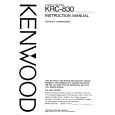 KENWOOD KRC830 Manual de Usuario