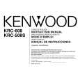 KENWOOD KRC608 Manual de Usuario