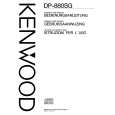 KENWOOD DP880SG Manual de Usuario