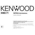 KENWOOD KMD71 Manual de Usuario