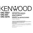 KENWOOD KRCX657 Manual de Usuario