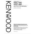 KENWOOD KRC580 Manual de Usuario