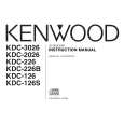 KENWOOD KDC-126 Manual de Usuario